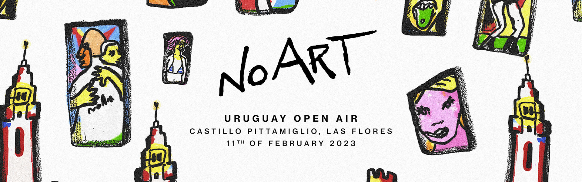 Flyer NO ART Open Air Uruguay